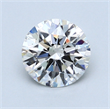 1.04 Carats, Round Diamond with Excellent Cut, G Color, SI1 Clarity and Certified by GIA