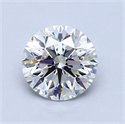 1.03 Carats, Round Diamond with Very Good Cut, H Color, VS1 Clarity and Certified by GIA