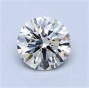 1.00 quilates, Redondo Diamante , Color J, claridad VVS1 y certificado por GIA