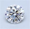 1.00 Carats, Round Diamond with Very Good Cut, E Color, VS2 Clarity and Certified by GIA
