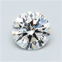 1.03 Carats, Round Diamond with Excellent Cut, I Color, IF Clarity and Certified by GIA