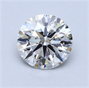 1.08 Carats, Round Diamond with Excellent Cut, H Color, VVS1 Clarity and Certified by GIA