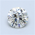 1.00 Carats, Round Diamond with Excellent Cut, G Color, VVS2 Clarity and Certified by EGL