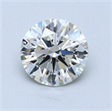 1.00 quilates, Redondo Diamante , Color J, claridad VVS2 y certificado por GIA