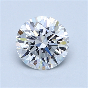 Picture of 1.01 Carats, Round Diamond with Very Good Cut, D Color, VVS2 Clarity and Certified by GIA
