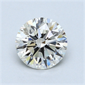 1.00 Carats, Round Diamond with Very Good Cut, J Color, VVS1 Clarity and Certified by GIA