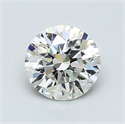 1.01 Carats, Round Diamond with Very Good Cut, I Color, IF Clarity and Certified by GIA