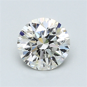 Picture of 1.01 Carats, Round Diamond with Very Good Cut, I Color, IF Clarity and Certified by GIA