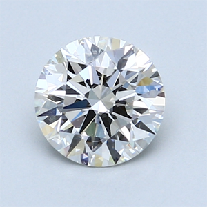 Picture of 1.09 Carats, Round Diamond with Excellent Cut, G Color, VVS1 Clarity and Certified by GIA