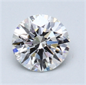 1.01 quilates, Redondo Diamante , Color I, claridad SI1 y certificado por GIA