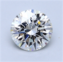 1.29 Carats, Round Diamond with Excellent Cut, I Color, VVS1 Clarity and Certified by GIA