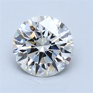 Picture of 1.22 Carats, Round Diamond with Excellent Cut, H Color, VVS1 Clarity and Certified by GIA