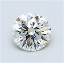 1.01 Carats, Round Diamond with Very Good Cut, J Color, VS2 Clarity and Certified by GIA