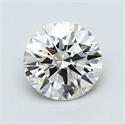1.08 Carats, Round Diamond with Excellent Cut, J Color, VS1 Clarity and Certified by GIA