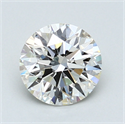1.26 Carats, Round Diamond with Excellent Cut, J Color, VVS2 Clarity and Certified by GIA