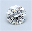 1.06 Carats, Round Diamond with Excellent Cut, G Color, VVS2 Clarity and Certified by GIA