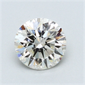 1.03 Carats, Round Diamond with Very Good Cut, J Color, VS1 Clarity and Certified by GIA