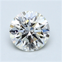 1.21 Carats, Round Diamond with Excellent Cut, I Color, VVS1 Clarity and Certified by GIA