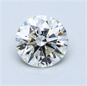 1.00 Carats, Round Diamond with Excellent Cut, I Color, VS2 Clarity and Certified by GIA