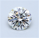 1.01 quilates, Redondo Diamante , Color H, claridad VVS1 y certificado por GIA