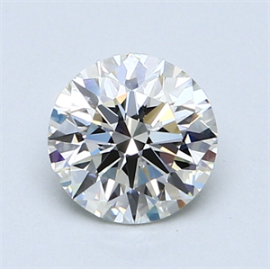 Picture of 1.09 Carats, Round Diamond with Excellent Cut, J Color, VVS1 Clarity and Certified by GIA