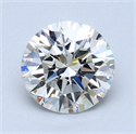1.10 Carats, Round Diamond with Excellent Cut, I Color, VVS2 Clarity and Certified by GIA