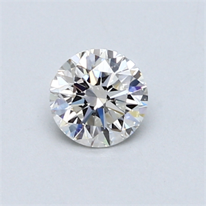 Picture of 0.50 Carats, Round Diamond with Good Cut, G Color, VVS2 Clarity and Certified by GIA