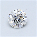 0.50 quilates, Redondo Diamante , Color G, claridad VVS2 y certificado por GIA