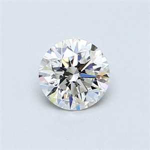 Picture of 0.50 Carats, Round Diamond with Good Cut, H Color, VVS2 Clarity and Certified by GIA