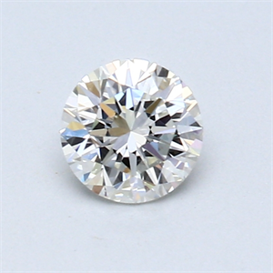 Picture of 0.50 Carats, Round Diamond with Good Cut, H Color, VVS1 Clarity and Certified by GIA