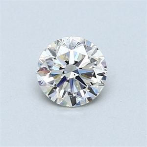 Picture of 0.50 Carats, Round Diamond with Good Cut, J Color, VS2 Clarity and Certified by GIA