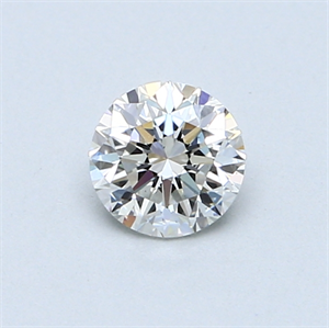 Picture of 0.50 Carats, Round Diamond with Good Cut, H Color, VS1 Clarity and Certified by GIA