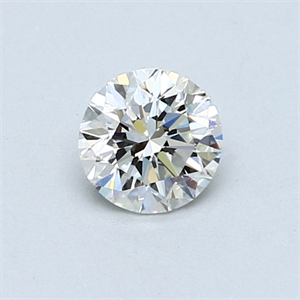 Picture of 0.52 Carats, Round Diamond with Good Cut, G Color, VVS2 Clarity and Certified by GIA