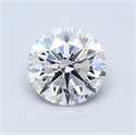 0.70 Carats, Round Diamond with Good Cut, D Color, VS1 Clarity and Certified by GIA
