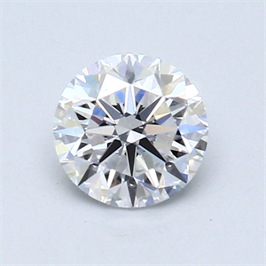Picture of 0.70 Carats, Round Diamond with Good Cut, D Color, VS1 Clarity and Certified by GIA
