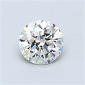 0.70 quilates, Redondo Diamante , Color H, claridad IF y certificado por GIA