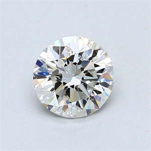 Picture of 0.70 Carats, Round Diamond with Good Cut, H Color, VVS2 Clarity and Certified by GIA
