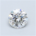 0.71 Carats, Round Diamond with Good Cut, E Color, VS1 Clarity and Certified by GIA