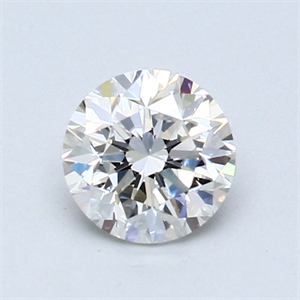 Picture of 0.71 Carats, Round Diamond with Good Cut, H Color, VVS2 Clarity and Certified by GIA