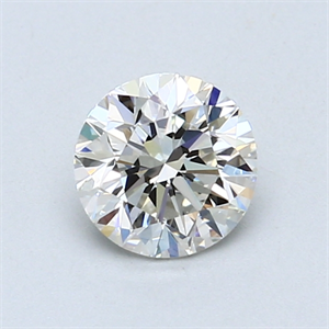 Picture of 0.82 Carats, Round Diamond with Good Cut, H Color, IF Clarity and Certified by GIA