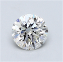 0.90 quilates, Redondo Diamante , Color I, claridad VVS1 y certificado por GIA