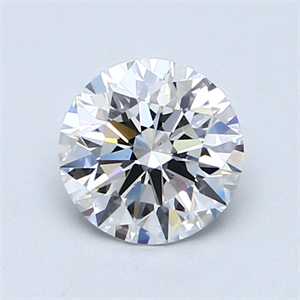 Picture of 1.06 Carats, Round Diamond with Excellent Cut, E Color, VS1 Clarity and Certified by GIA