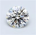 1.08 Carats, Round Diamond with Excellent Cut, J Color, VVS1 Clarity and Certified by GIA
