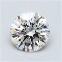 1.12 Carats, Round Diamond with Excellent Cut, H Color, VS1 Clarity and Certified by GIA