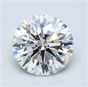 1.16 Carats, Round Diamond with Excellent Cut, H Color, VVS1 Clarity and Certified by GIA
