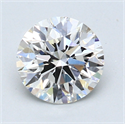 1.18 Carats, Round Diamond with Excellent Cut, H Color, VS2 Clarity and Certified by GIA