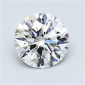 1.19 Carats, Round Diamond with Excellent Cut, D Color, VVS1 Clarity and Certified by GIA