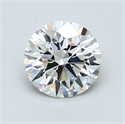 1.04 Carats, Round Diamond with Excellent Cut, I Color, VVS2 Clarity and Certified by GIA