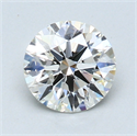 1.04 Carats, Round Diamond with Excellent Cut, I Color, IF Clarity and Certified by GIA