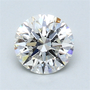 Picture of 1.00 Carats, Round Diamond with Excellent Cut, H Color, VVS1 Clarity and Certified by GIA